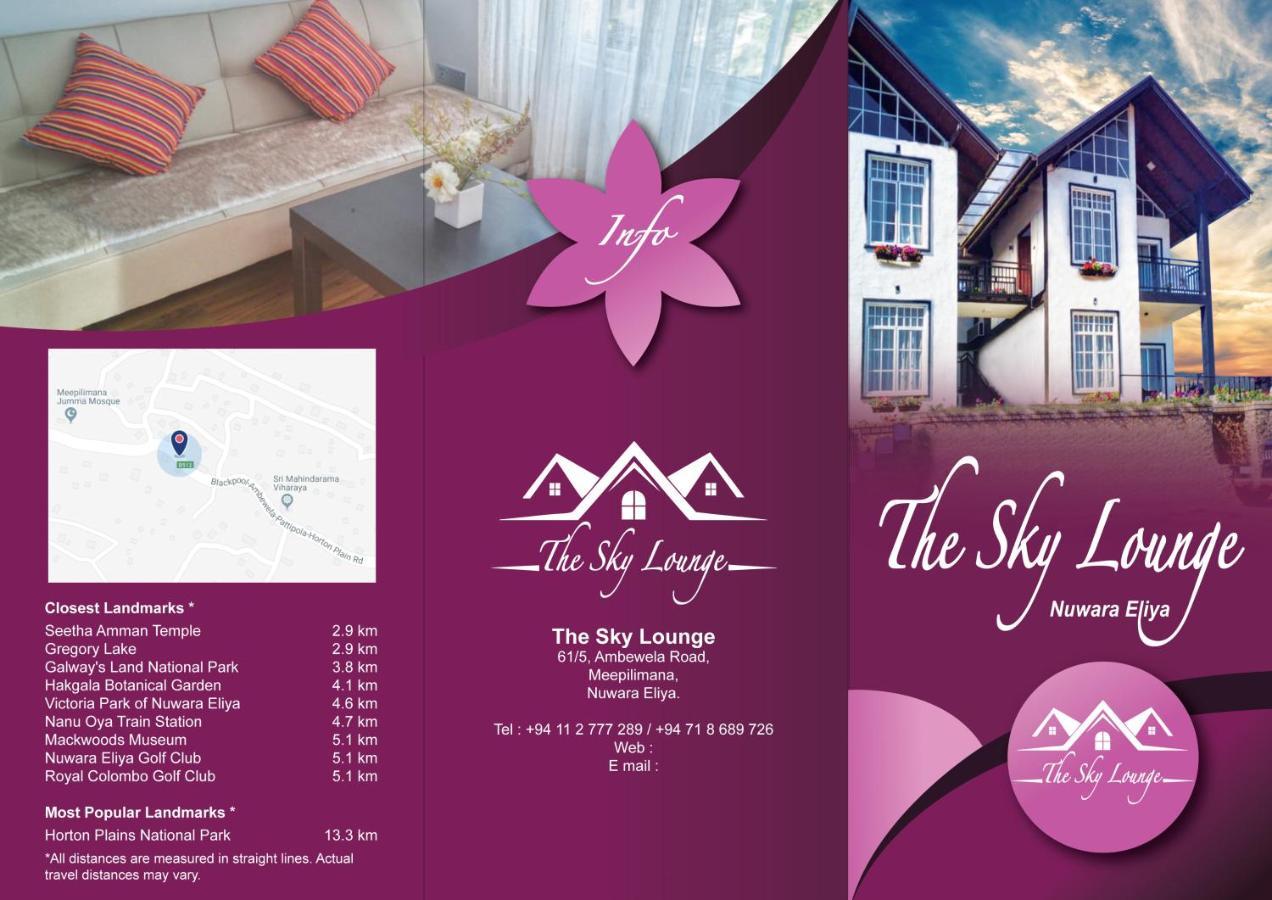 Sky Lounge Hotel Nuwara Eliya Exterior foto